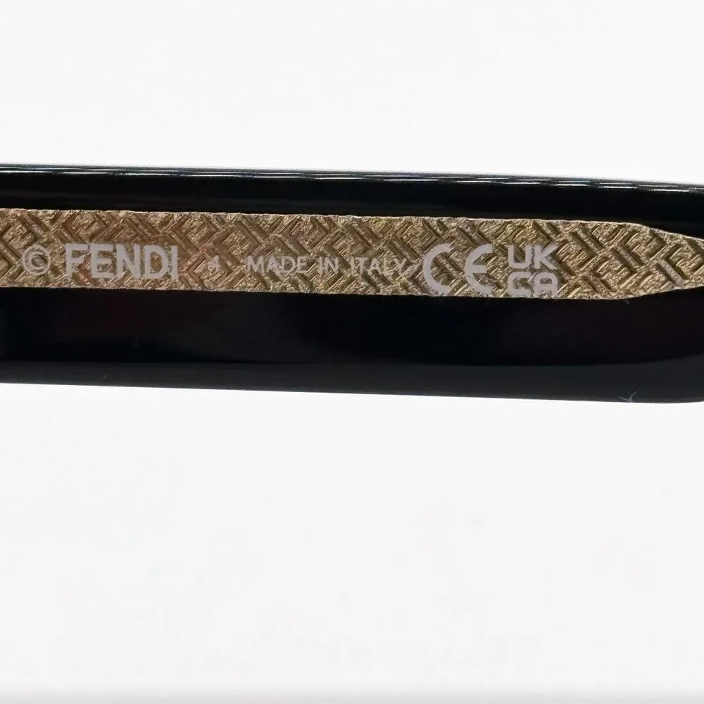 NEW FENDI EYEGLASSES FE50118F 001 BLACK WOMEN EYEWEAR